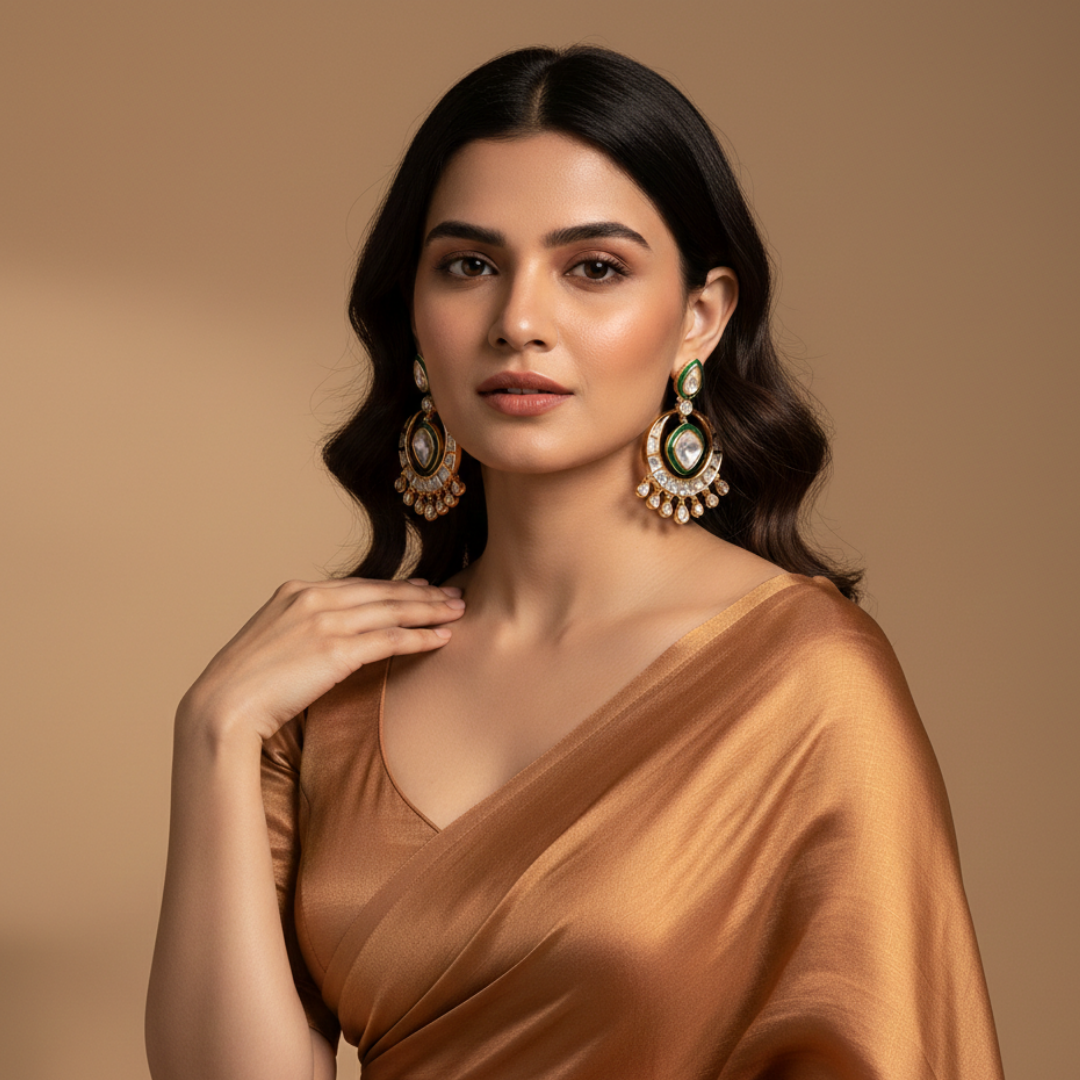 Noorani Chandbali Earrings