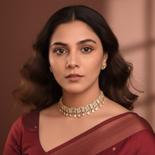Noor Bella Choker Necklace – Kundan Pearl Artificial Jewellery Set | Noor by Ornista