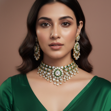 Rajsiyah Noor Haar – Kundan & Pearl Artificial Bridal Necklace | Noor by Ornista