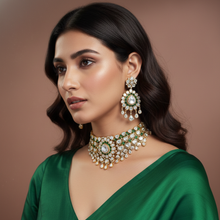 Rajsiyah Noor Haar – Kundan & Pearl Artificial Bridal Necklace | Noor by Ornista