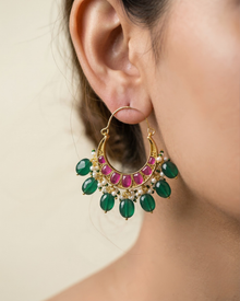 Gulzar Chandbali – Traditional Artificial Chandbali Earrings for Women