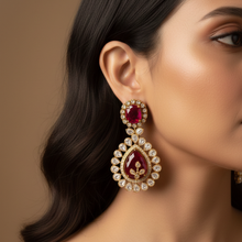 Taj Polki Choker Necklace Set – Pink Polki Artificial Jewellery | Noor by Ornista