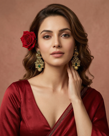 Gul Noor Earrings – Elegant Artificial Earrings for Women