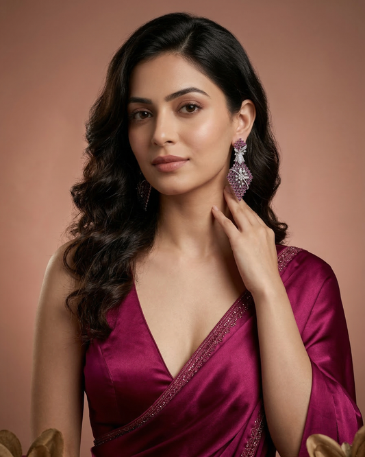 Adaa Drops – Elegant Artificial Drop Earrings for Women