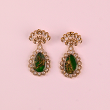 Anaya Drops – Blue Stone Kundan Style Artificial Earrings for Party & Festive Wear