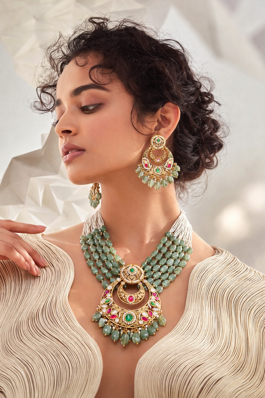 Chand Adaa Necklace – Elegant Artificial Necklace for Women