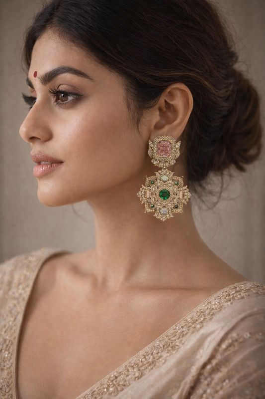 Sabya Heer Drops – Elegant Artificial Drop Earrings for Women