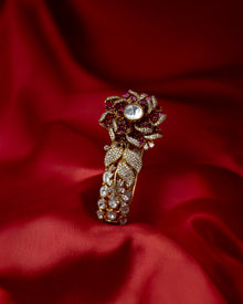 Phool Kumari Bracelet – Elegant Artificial Floral Bracelet for Women
