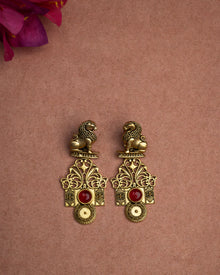 Gul Noor Earrings – Elegant Artificial Earrings for Women