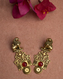 Gul Noor Earrings – Elegant Artificial Earrings for Women