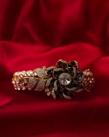 Phool Kumari Bracelet – Elegant Artificial Floral Bracelet for Women