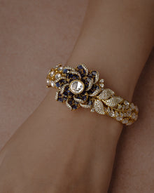 Phool Kumari Bracelet – Elegant Artificial Floral Bracelet for Women