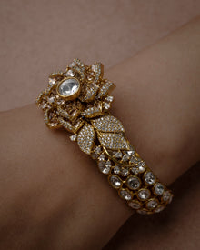 Phool Kumari Bracelet – Elegant Artificial Floral Bracelet for Women