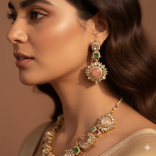 Heer Haar – Multicolour Kundan Style Artificial Necklace Set for Wedding & Festive Wear