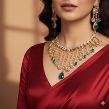 Raj Mahal Polki Necklace Set