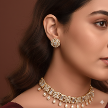 Noor Bella Choker Necklace – Kundan Pearl Artificial Jewellery Set | Noor by Ornista