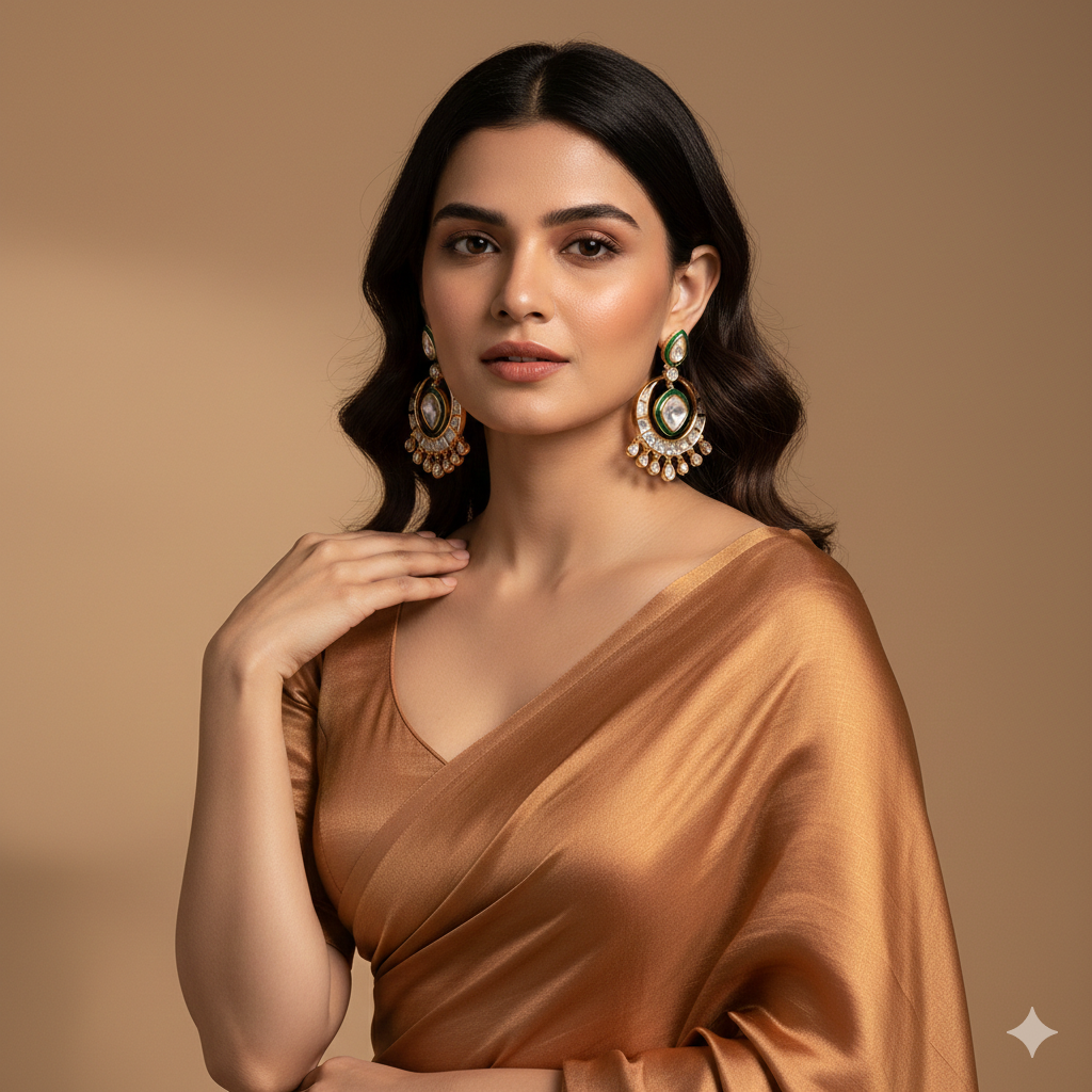 Noorani Chandbali Earrings