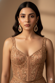 Taj Polki Choker Necklace Set – Pink Polki Artificial Jewellery | Noor by Ornista