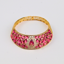 Taj Polki Choker Necklace Set – Pink Polki Artificial Jewellery | Noor by Ornista